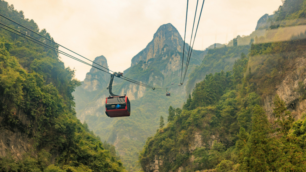 Gondola mountain ride