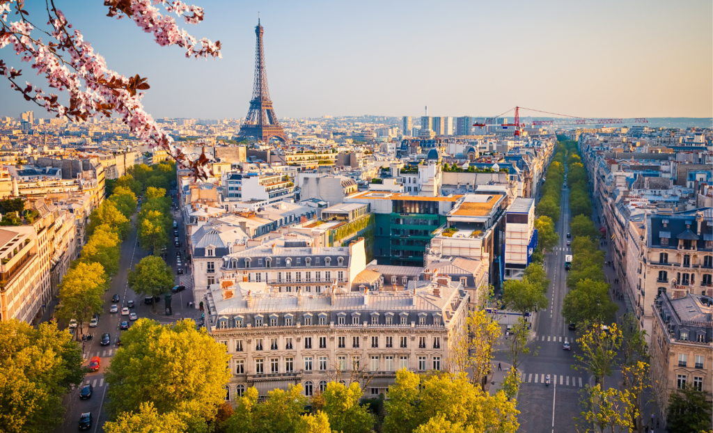 Paris arial shot